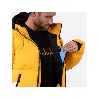 6. ROSSIGNOL Daille Down Jkt Men's Jacket Yellow