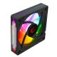 5. RAMPAGE 120 mm Case Fan, 1800 RPM, Infinite Loop ARGB, Black, PWM
