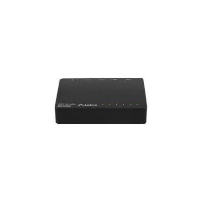 8. LANBERG SWITCH POE DSP3-1005-60W (5-PORT, 1GB/S, 30W/PORT))