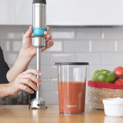 7. Cecotec Power TitanBlack 1200 XL 0.8 l Immersion Blender 1200 W Black, Silver