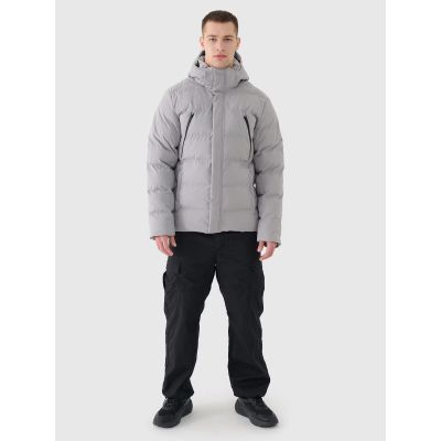9. Men's winter down jacket with synthetic filling, 10000 membrane, 4F 4FWAW24TDJAM512-25S