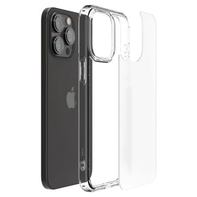 5. Spigen Ultra Hybrid iPhone 15 Pro Case - Clear Matte