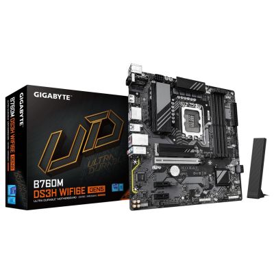 9. Gigabyte B760M DS3H WF6E GEN5 Motherboard