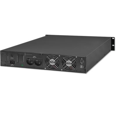 4. UPS RACK Qoltec Pure Sine LCD 3000VA 2400W emergency power supply