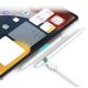 6. Acefast V3 Capacitive Stylus for iPad with Wireless Charging and 2 Interchangeable Tips - White