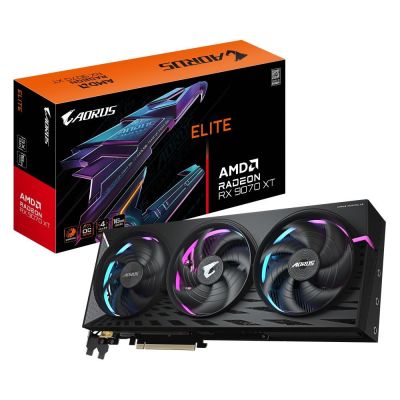 21. Gigabyte Radeon RX 9070 XT AORUS ELITE 16GB Graphics Card