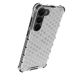 15. Honeycomb case for Samsung Galaxy S23+ armored hybrid cover transparent