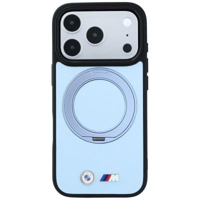 3. BMW Kevlar Ring Stand 360 MagSafe Case for iPhone 18 Pro Max / 17 Pro Max – Blue