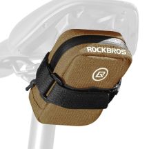 Rockbros bicycle saddle bag brown 0.35l