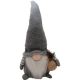 24. DECORATIVE PLUSH LED gnome 38CM GRAY