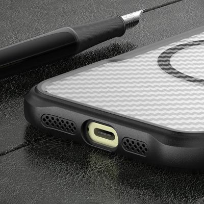 10. Leading Series MagSafe Silicone Case for iPhone 16 Pro - Black