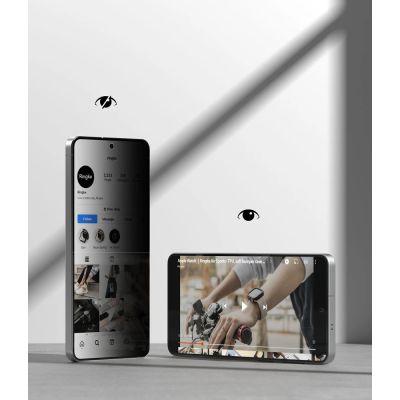 6. Ringke Easy Slide Privacy Tempered Glass 2-Pack for Samsung Galaxy S26