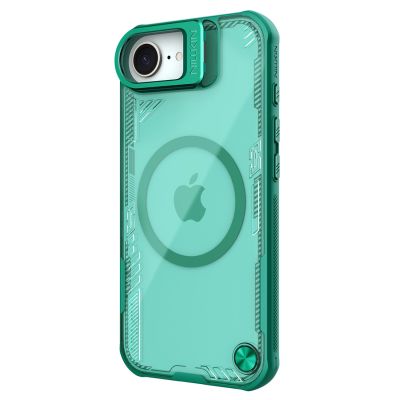 3. Nillkin Iceblade Prop Magnetic Case with Stand for iPhone 16e / 17e - Green