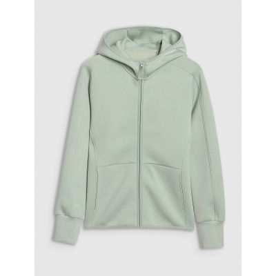8. Women's zip-up hooded sweatshirt 4F 4FWSS25TSWSF1561-47S