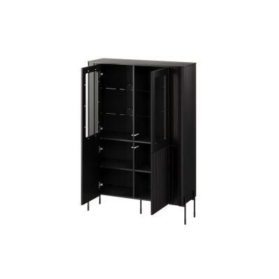 2. VERA display cabinet 110x40x160 black matt