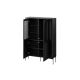 2. VERA display cabinet 110x40x160 black matt