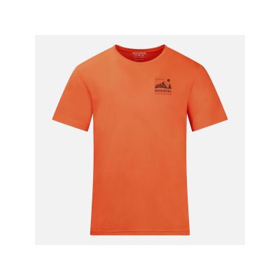 6. ROSSIGNOL M Graphic Active Tee orange men's t-shirt