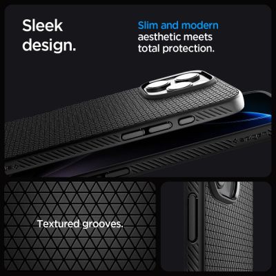 14. Spigen Liquid Air ”T” MagSafe Case for iPhone 16 Pro Max - Matte Black