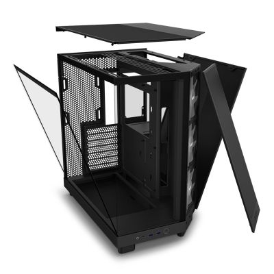 14. NZXT H6 FLOW RGB MIDI TOWER COMPUTER CASE WITH WINDOW BLACK