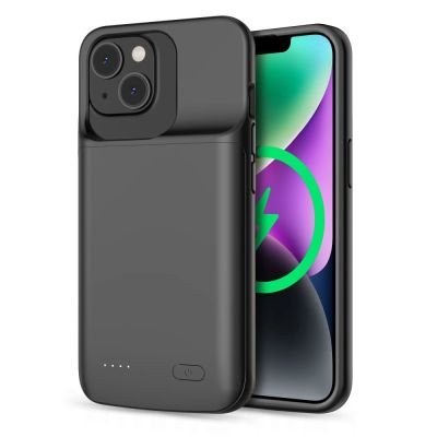 5. Tech-Protect PowerCase for iPhone 14 / 14 Pro with 4800mAh Powerbank - Black