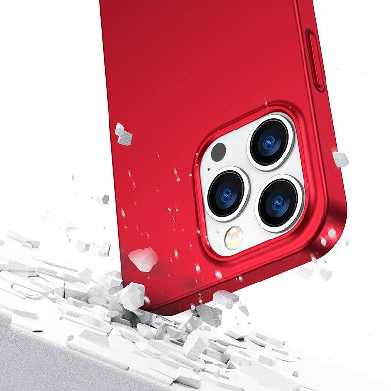 6. Joyroom 360 Full Case front and back cover for iPhone 13 Pro Max + tempered glass screen protector red (JR-BP928 red)