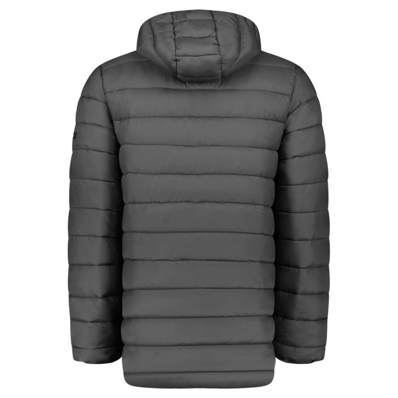 2. Geographical Norway men's jacket AMIGOMAP LONG HOOD DB DGREY MEN 233 DARK GRAY (WZ5086H/GN-GRIS FONCÉ)