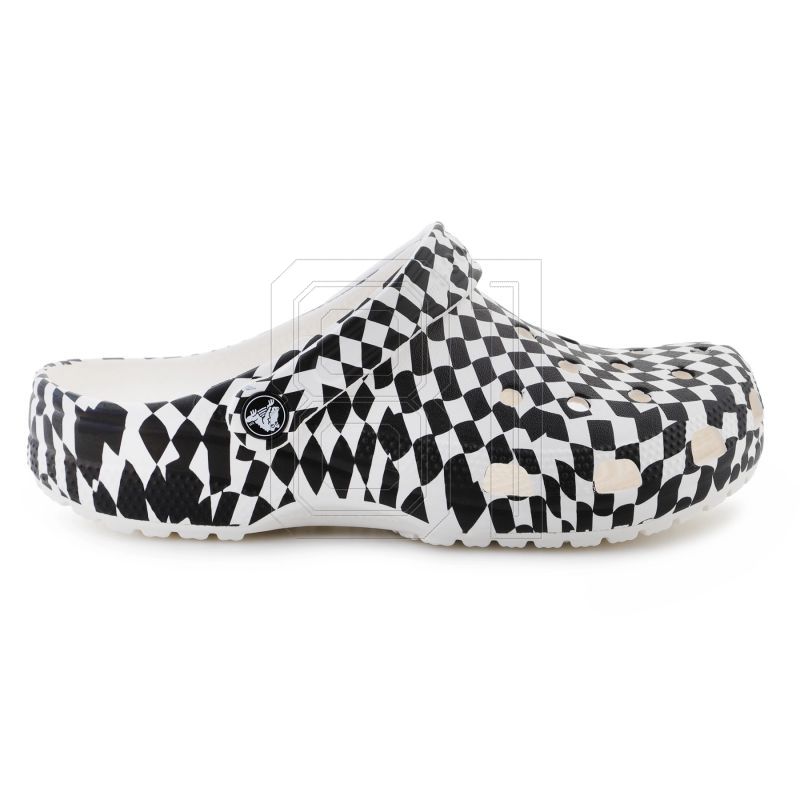 6. Crocs Classic warped checker clog 211007-103 flip flops