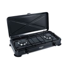 PROMIS 2-BURNER GAS STOVE, BLACK KG200C