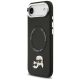 2. Karl Lagerfeld Karl & Choupette Pins MagSafe Case for iPhone Air - Black