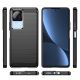 2. Carbon Case for Xiaomi Poco F4 5G flexible silicone carbon cover black