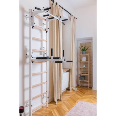 30. GYMNASTIC LADDER ADJUSTABLE BAR AND HANDLE BENCHK 732W