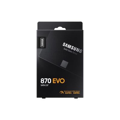 6. Samsung 870 EVO 500 GB 2.5" SATA III SSD