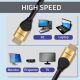 QOLTEC HDMI CABLE V2.1 ULTRA HIGH SPEED 8K | 60HZ | 30AWG | GOLD