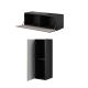 3. ROCO RO1 112/37/39 bookcase white/black/white