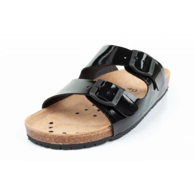 4. Abeba Sandals Black W 8088 Work Flip-Flops