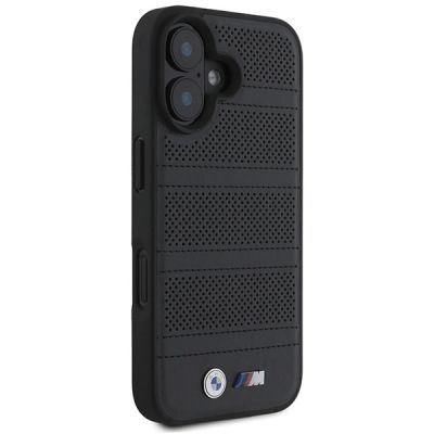 4. BMW M Perforated And Stitched Line MagSafe case for iPhone 16 - black