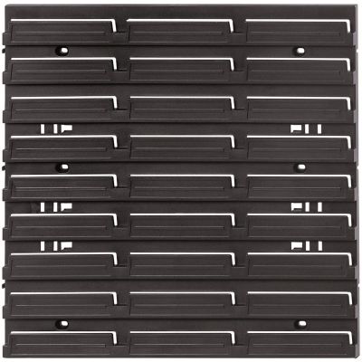 18. WORKSHOP BOARD WITH A SET OF CONTAINERS ORDERLINE KISTENBERG