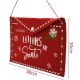 24. CHRISTMAS ENVELOPE LETTER TO SANTA CLAUS FELT 38x30CM LETTERS SANTA