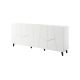 2. ETNA chest of drawers 200x42x82 white matt