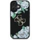 3. Guess Grained Roses Big 4G logo case for iPhone 16 - black
