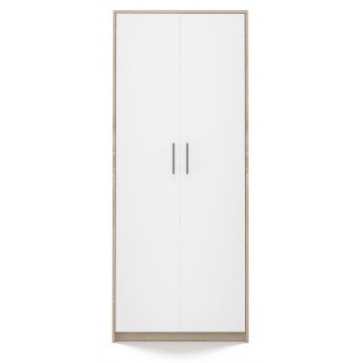 7. OLIV 2D filing cabinet 74x35xH180 sonoma/white