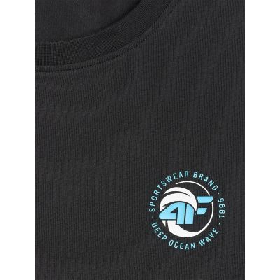 6. Men's regular sleeveless T-shirt with print 4F 4FRSS26TSLEM366-10S