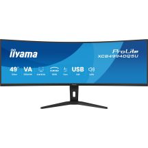 iiyama ProLite XCB4994DQSU-B1 computer monitor 124.5 cm (49") 5120 x 1440 px Dual QHD LCD Black