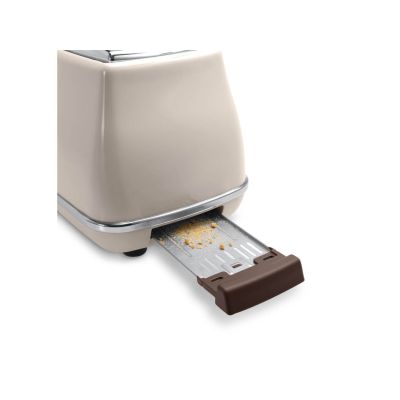 4. DeLonghi Icona Vintage CTOV 2103.BG Toaster (900W; beige)