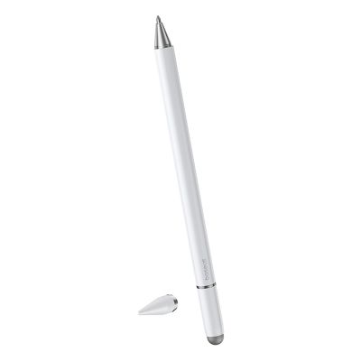 2. Baseus Smooth Writing III 3-in-1 Passive Stylus - White