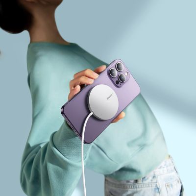 8. Baseus Simple Mini3 induction charger 15W silver