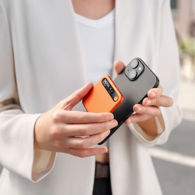 19. BOYA Notra Voice Recorder with AI Transcription - Orange