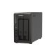 3. Qnap TS-253E-8G, Tower, 2 x 2.5"/3.5" SATA, Intel Celeron J6412 4C/4T, 8 GB DDR4 onboard not expandable, 2 x 2.5GbE, External adapter (PSU)