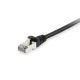 2. Equip 615594 Network Cable Black 30m Cat6 S/FTP (S-STP) Round