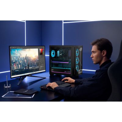 9. ASUS ROG G700 GM700TZ-R9800X283W AMD Ryzen™ 7 9800X3D 32 GB DDR5-SDRAM 2 TB SSD AMD Radeon RX 9070 XT Windows 11 Home Tower PC Black